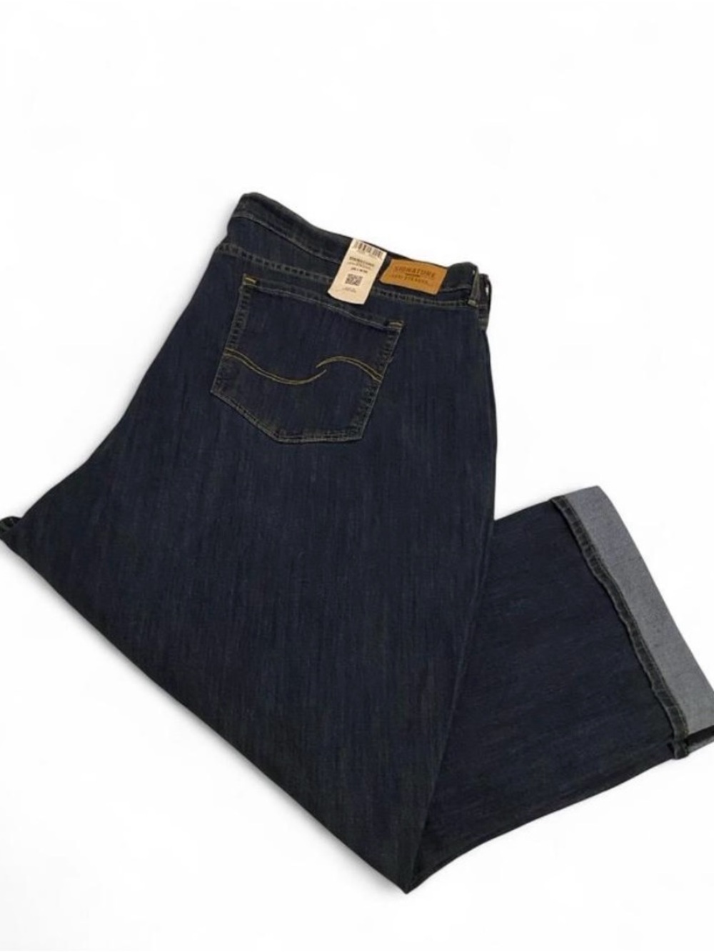 Signature by Levi Strauss Dark Indigo Straight Jeans
